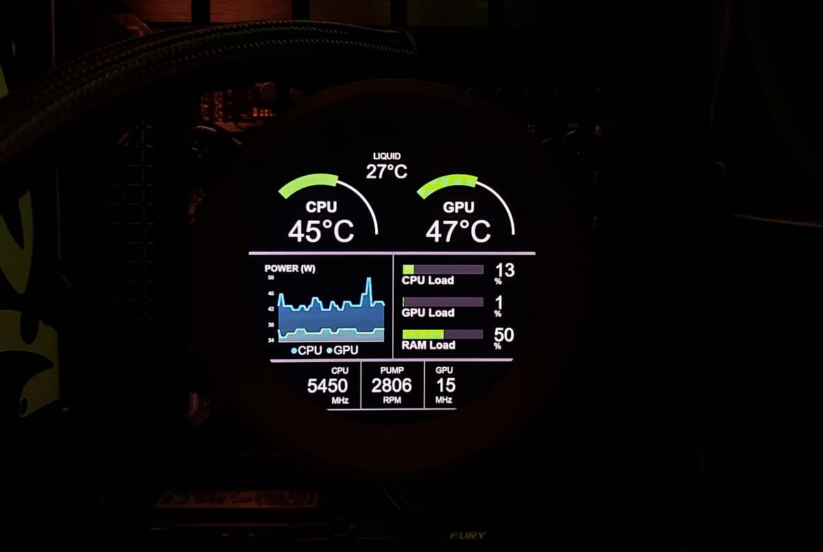 NZXT Aviation Gauge